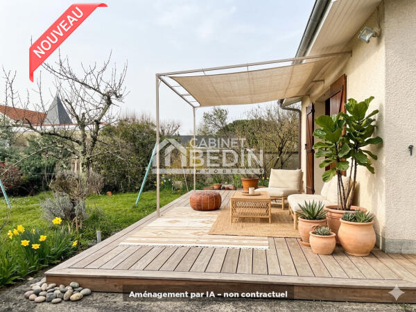 Vente Maison 6 pieces Pessac 5 chambres