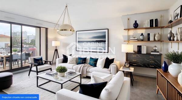 Achat Appartement T3 Bordeaux 2 chambres