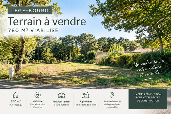 Achat Terrain A BATIR Lege Cap Ferret