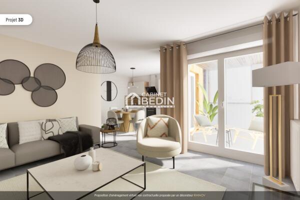 Achat Appartement T3 Floirac 2 chambres