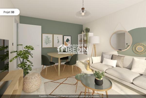 Achat Appartement 2 pieces Tournefeuille 1 chambre