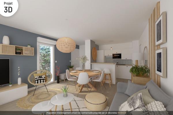 Achat Appartement 3 pieces Artigues Pres Bordeaux 2 chambres
