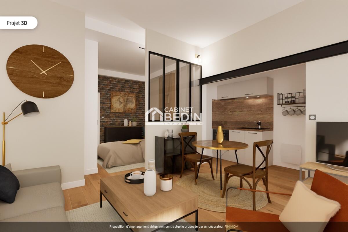 Vente Appartement 29m² 1 Pièce à Bordeaux (33000) - Cabinet Bedin