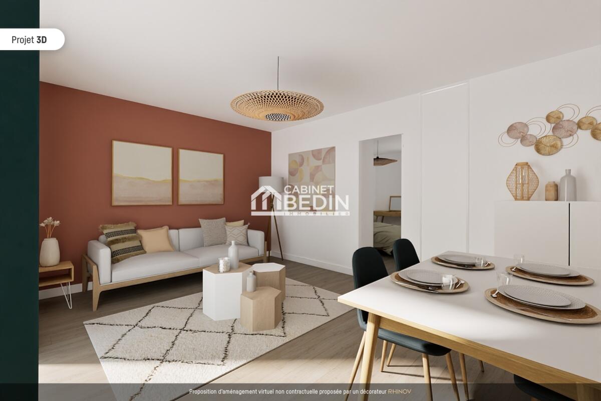 Vente Appartement 62m² 3 Pièces à Bordeaux (33100) - Cabinet Bedin